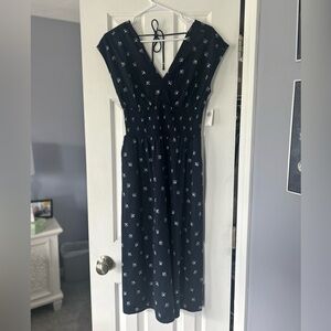 NWT Old Navy Navy Blue Floral Maxi Dress